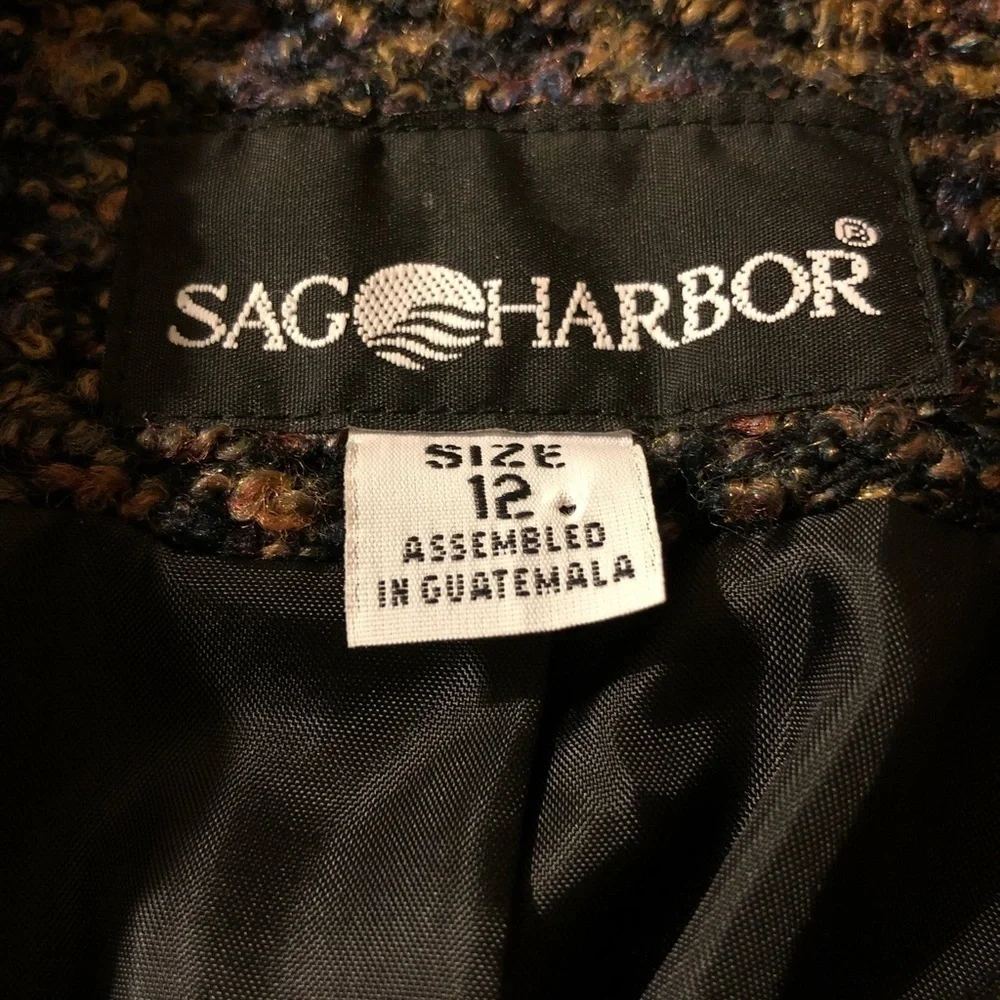 Sag Harbor tweed blazer size 12